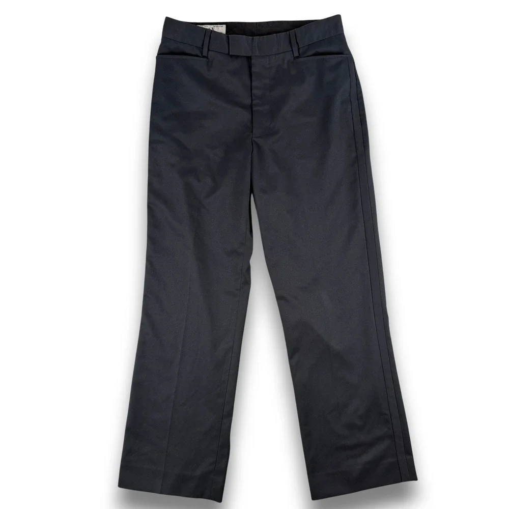 Armani Exchange Dress Pants‎ Womens 31 Black Flat Front Straight Leg Poly Rayon